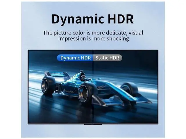 Alt view image 12 of 14 - 4K120Hz HDMI Splitter 1in2 Out,ESTONE 1x2 Power HDMI Splitter 2 Ports w/AC Adapter, 8Kx2K@30Hz 3D Full HD Distributor for Xbox PS5 Blu-Ray Player, HDTV Support 48Gbps, HDCP 2.3 RGB 4:4:4