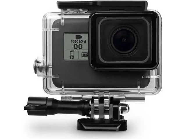 Alt view image 7 of 12 - Housing Case for GoPro Hero 7 Hero 6 Hero 5 Black/ GoPro HERO Waterproof Case Diving Protective Housing Shell 45m with Bracket Accessories for Go Pro Hero 2018 Hero7 Hero6 Hero5 Action Camera