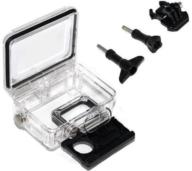 Alt view image 11 of 12 - Housing Case for GoPro Hero 7 Hero 6 Hero 5 Black/ GoPro HERO Waterproof Case Diving Protective Housing Shell 45m with Bracket Accessories for Go Pro Hero 2018 Hero7 Hero6 Hero5 Action Camera
