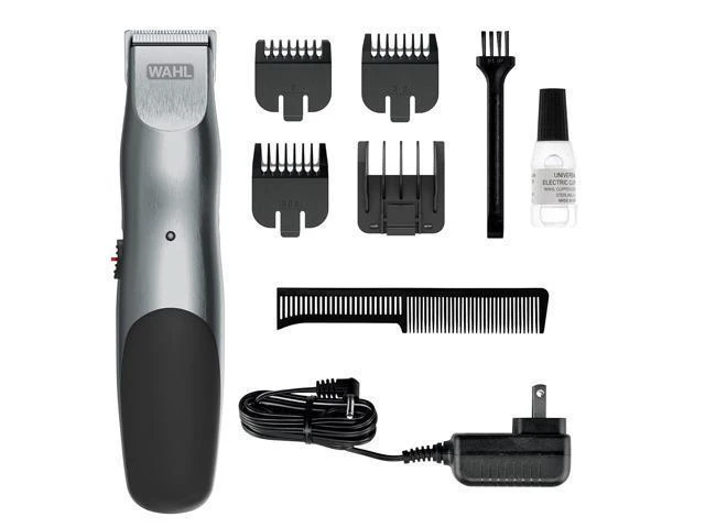 Alt view image 8 of 14 - Wahl Groomsman Corded or Cordless Beard Trimmer for Men - Rechargeable Grooming Kit for Facial Hair - Beard Trimmer & Groomer - Model 9918-6171V