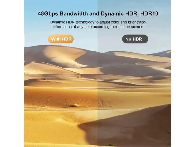 Alt view image 13 of 14 - 8K HDMI 2.1 Cable 15 FT, In-Wall CL3 Rated HDMI 2.1 Cord, Support 8K@60Hz, 4K@120Hz, HDR10+, eARC, SBTM, VRR, QFT, ALLM, 3D, HDCP 2.3 for TV, Monitor, Computer, Laptop, PS5, Xbox, Projector, Soundbar
