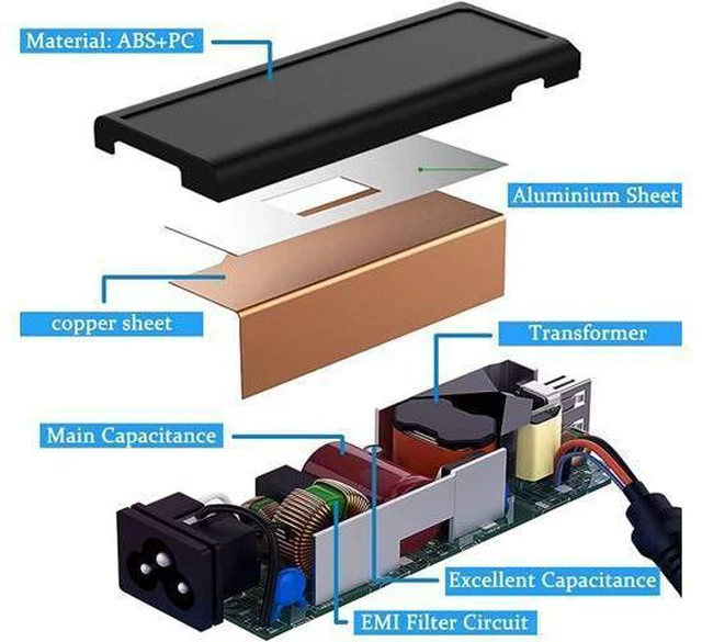 Alt view image 14 of 14 - AC Adapter Charger for LG Gram 15Z995-U.ARS6U1, 17Z90N-R.AAC8U1, 15Z990-R.AAS9U1. by Galaxy Bang USA