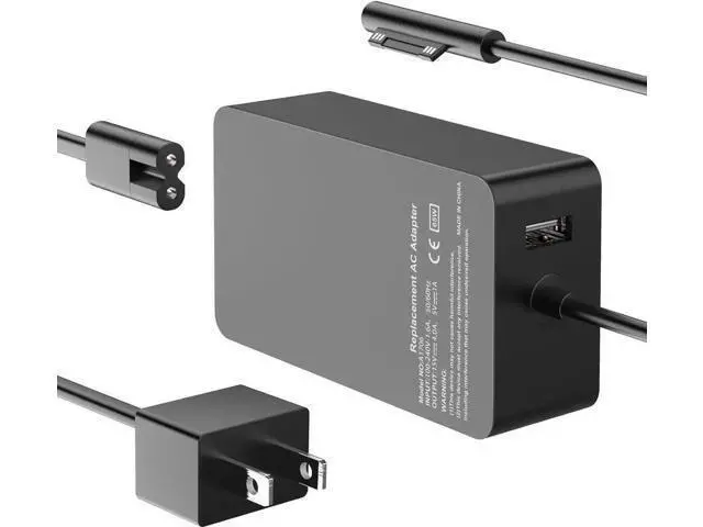 Alt view image 7 of 12 - Surface Pro Charger 65W for Surface Pro 3/4/5/6/7/8/9/X Power Supply Adapter, Compatible for Both Microsoft Surface Book Laptop/TabletWorks with 65W&44W&36W&24W