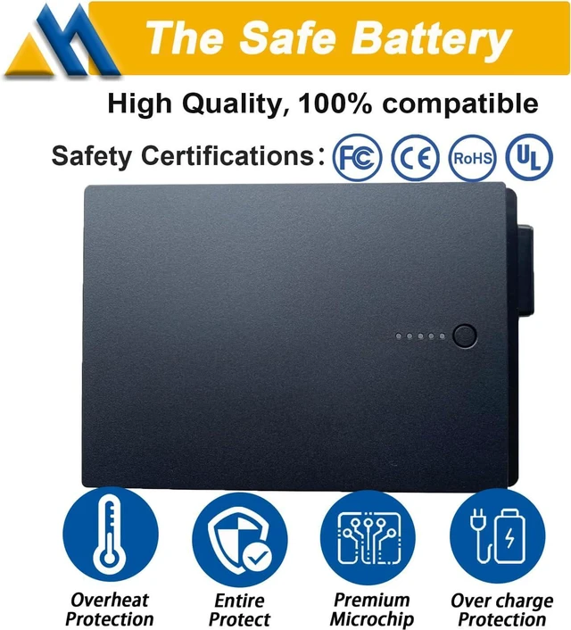 Alt view image 10 of 14 - 53.5Wh XVJNP 0M0TN3 Laptop Battery Replacement for Dell Latitude 5430 7330 Rugged Latitude Series P148G P148G001 P149G P149G001 6JRCP 06JRCP M0TN3 KD1CT 451-BCWQ 11.4V 4457mAh