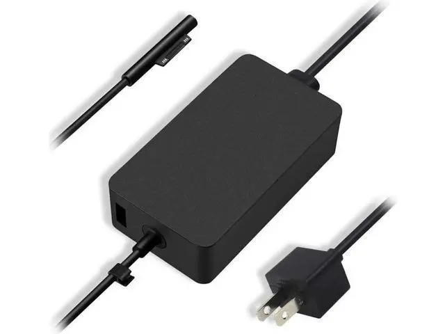 Alt view image 8 of 14 - 15V 2.58A Surface 44W Power Supply for Surface Pro 6 Charger Surface Laptop 2 Pro 5 Pro 4 Pro 3 Go Microsoft 1800 Surface 44W Power Ac Adapter Cord with 5V USB Port and US Extension Cord
