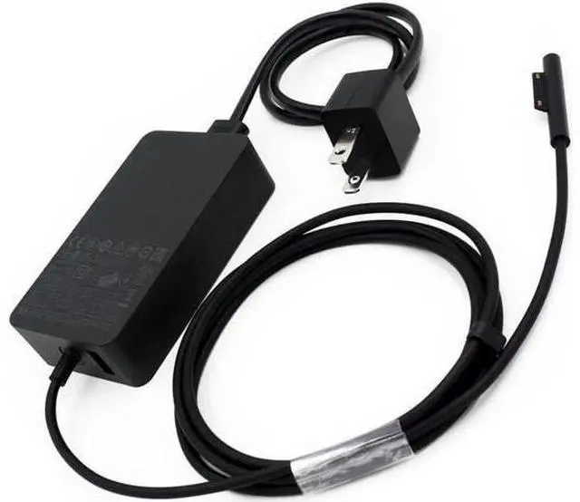 Alt view image 14 of 14 - 15V 2.58A Surface 44W Power Supply for Surface Pro 6 Charger Surface Laptop 2 Pro 5 Pro 4 Pro 3 Go Microsoft 1800 Surface 44W Power Ac Adapter Cord with 5V USB Port and US Extension Cord