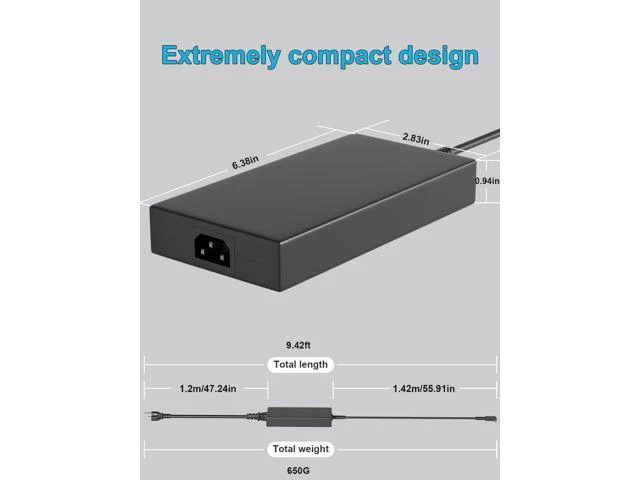 Alt view image 11 of 14 - 230W AC Charger Compatible with Acer Predator Helios Neo 16 14 16S 300 PHN16-71 PHN16S-71 PHN14-71 Triton 14 16 300 500 Nitro 5 16 17 14 AN17-51 AN16-52 AN517 AN515 AN18-61 AN14-41 Laptop