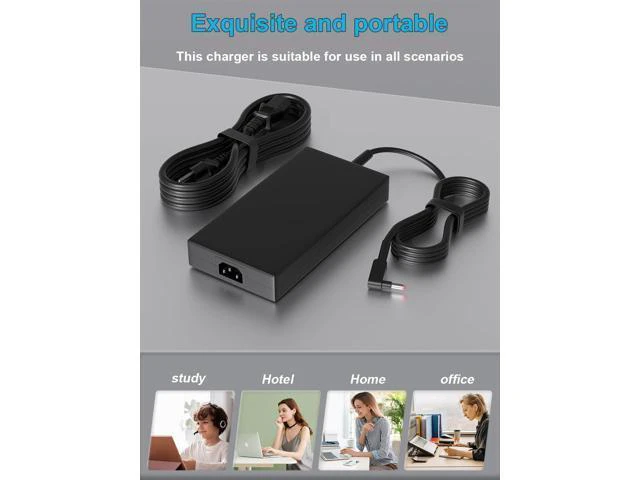 Alt view image 13 of 14 - 230W AC Charger Compatible with Acer Predator Helios Neo 16 14 16S 300 PHN16-71 PHN16S-71 PHN14-71 Triton 14 16 300 500 Nitro 5 16 17 14 AN17-51 AN16-52 AN517 AN515 AN18-61 AN14-41 Laptop
