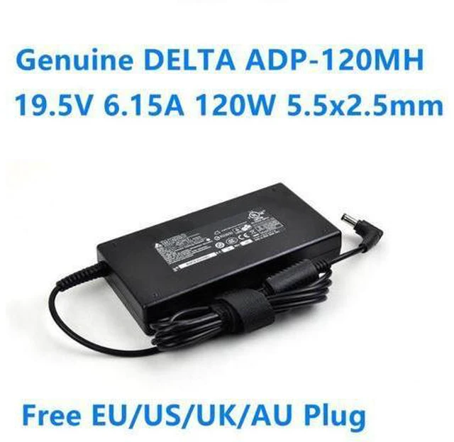 Alt view image 3 of 4 - 19.5V 6.15A 120W 5.5x2.5mm DELTA ADP-120MH D A12-120P1A AC Adapter For MSI GS70 GP60 GP62 GL62 GL72 GE72 Gaming Notebook