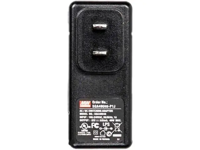 Alt view image 8 of 10 - Mean Well SGA Series 60W 12V 5A Power Supply Adapter SGA60U12-P1J Industrial