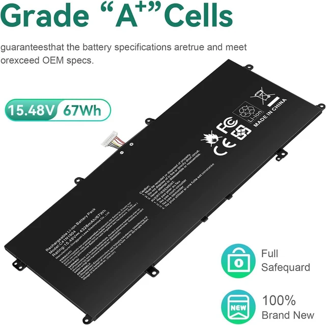 Alt view image 13 of 14 - C41N1904 Battery Replacement for ASUS ZenBook 14 UX425 UX425UA UX425EA UX425JA 13 UX325EA UX325JA UM325SA UX363EA UX363JA Flip S UX371 UX393 UX393EA UX371EA S14 S435 S435EA