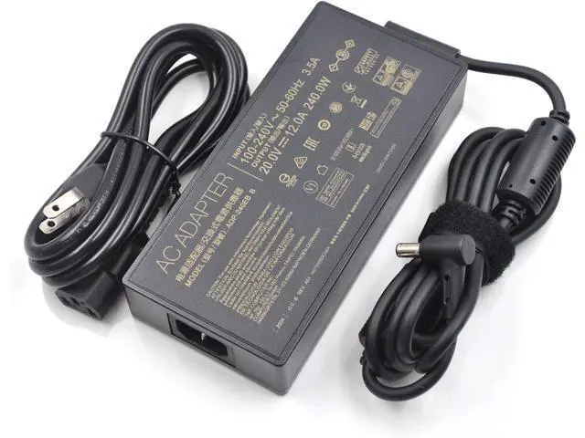 Alt view image 8 of 14 - ADP-240EB B 20V 12A 240W AC Adapter Power Supply for ASUS ROG 15 RTX2080 Laptop Charger with Power Cord