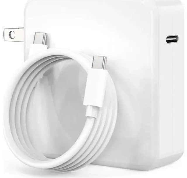 Alt view image 8 of 14 - Replacement for Mac Book Pro Charger 61W USB C Charger Power Adapter for MacBook Pro 13 Inch/12 Inch 2021 2020 2019 2018 2017 2016 for Mac Book MacBook Air 13/12 Inch Type C Power Cord Supply