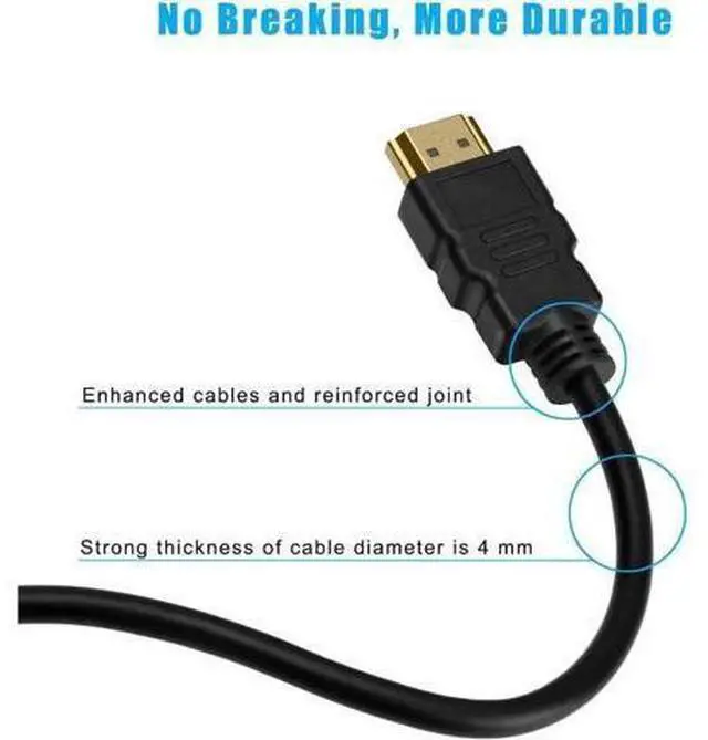 Alt view image 10 of 14 - AOMOPROING 3 Pack HDMI to VGA Adapter Cable Converter (Male to Female) ,adapter 1080P for PC, Hfor Computer, Desktop, Laptop, PC, Monitor, Projector, HDTV