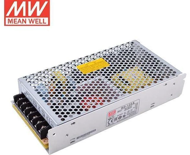 Alt view image 11 of 14 - Mean Well 125W Dual Output Switching Power Supply Pc Convert-A-Bench Laboratory Dc Power Supply Semi Modular (RD-125-1248 138W/Dual Output Supply)