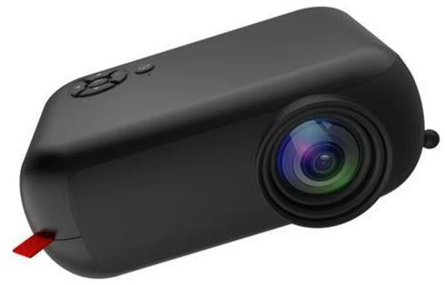 Alt view image 11 of 14 - Mini Projector 1080P Home Theater Cinema Kids Gift Remote Control Black