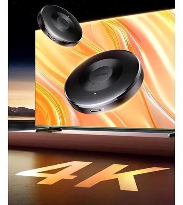 Alt view image 6 of 10 - ugreen 4K 60HZ screen projector Mobile phone and TV wireless hdmi connection transfer monitor computer projector transmission
