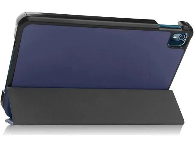 Alt view image 11 of 14 - Nokia T10 Tablet Case 8.0 Inch 2022, Trifold Slim Smart Stand Cover Hard Shell for 8.0" Nokia Tablet T10 2022 Release with Universal Stylus Pen Blue