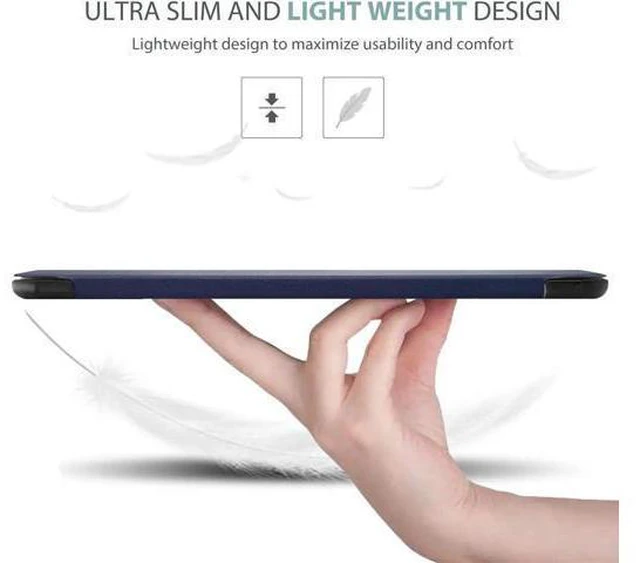 Alt view image 14 of 14 - LG G Pad 5 10.1 FHD Case Slim Light Smart Cover Trifold Stand Hard Shell Folio Case for 10.1 inch LG G Pad 5 2019