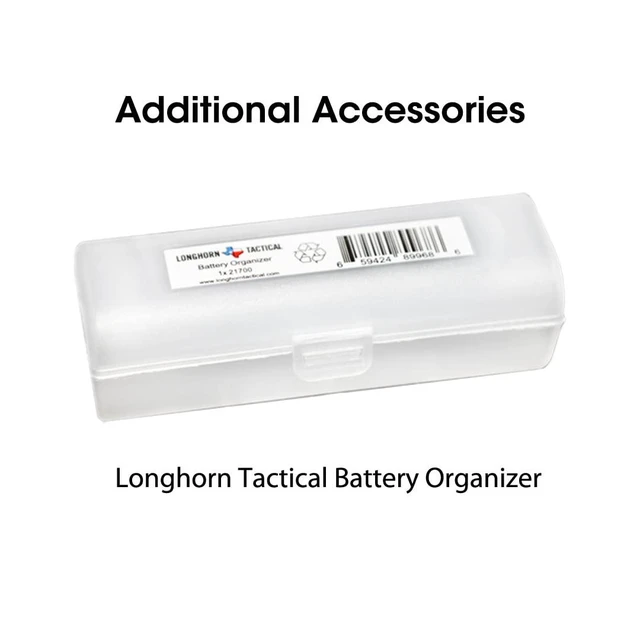 Alt view image 9 of 14 - Ci4 Four Bay Universal Battery Charger Support 16340 14500 18650 21700 Lithium Ion AA AAA Ni-MH Ni-CD, USB QC PD with Lumentac Battery Organizer