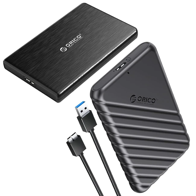 Alt view image 8 of 14 - 2.5 inch External Hard Drive Enclosure USB 3.0 to SATA III for 7mm and 9.5mm SATA HDD SSD 25PW1-U3 + 2189U3