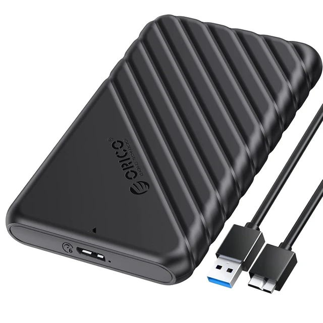 Alt view image 9 of 14 - 2.5 inch External Hard Drive Enclosure USB 3.0 to SATA III for 7mm and 9.5mm SATA HDD SSD 25PW1-U3 + 2189U3
