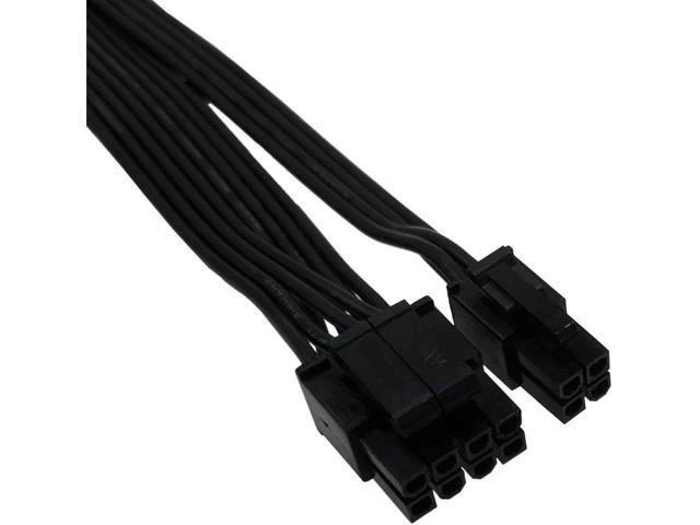 Alt view image 8 of 8 - (2-PCS ) CPU 8 Pin Female to CPU 8 Pin ATX 4 Pin Male Power Supply Converter Adapter Extension Cable for Motherboard 9.5-inch(24cm)