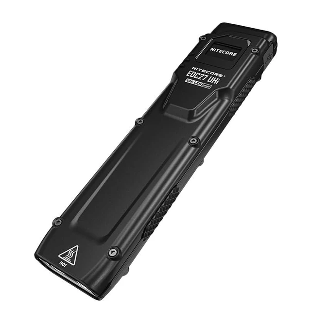 Alt view image 9 of 14 - EDC27 UHi Flat EDC Flashlight, 3100 Lumen, USB-C Rechargeable, High Lumen Slim with Digital Display Sticker