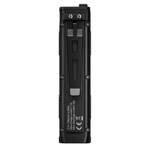 Alt view image 11 of 14 - EDC27 UHi Flat EDC Flashlight, 3100 Lumen, USB-C Rechargeable, High Lumen Slim with Digital Display Sticker