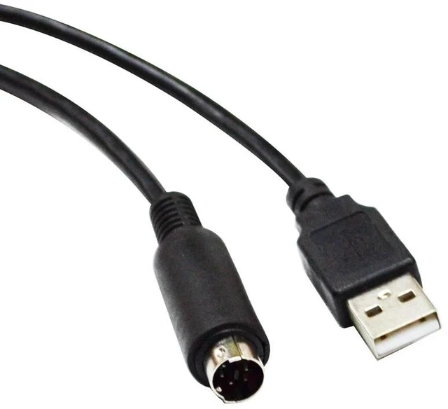 Alt view image 10 of 12 - USB A 2.0 TO MINI DIN 7 PIN MD7 MALE ADAPTER IK MULTIMEDIA IRIG STREAM KEYS 2 PRO DUO I/O MIDI KEYBOARD PC DATA EXTENSION CABLE 5M Length(3.6M Length)