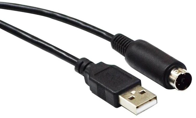 Alt view image 11 of 12 - USB A 2.0 TO MINI DIN 7 PIN MD7 MALE ADAPTER IK MULTIMEDIA IRIG STREAM KEYS 2 PRO DUO I/O MIDI KEYBOARD PC DATA EXTENSION CABLE 5M Length(3.6M Length)