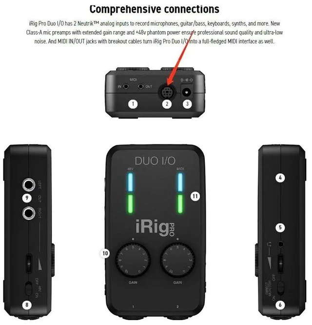 Alt view image 12 of 12 - USB A 2.0 TO MINI DIN 7 PIN MD7 MALE ADAPTER IK MULTIMEDIA IRIG STREAM KEYS 2 PRO DUO I/O MIDI KEYBOARD PC DATA EXTENSION CABLE 5M Length(3.6M Length)