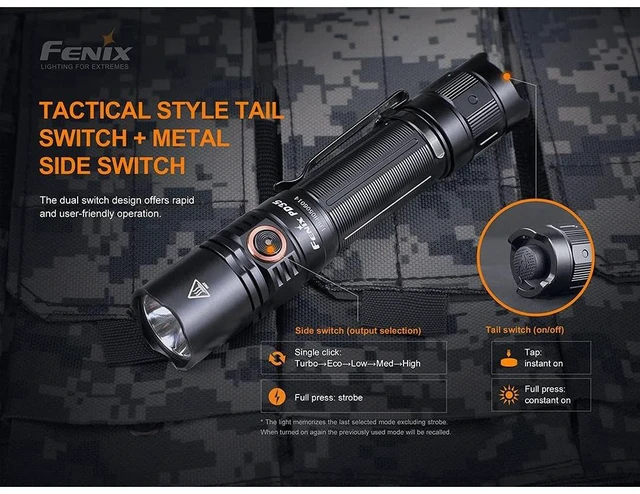 Alt view image 14 of 14 - PD35 v3.0 Rechargeable Tactical Flashlight, 1700 Lumens EDC Light with Organizer (Green)