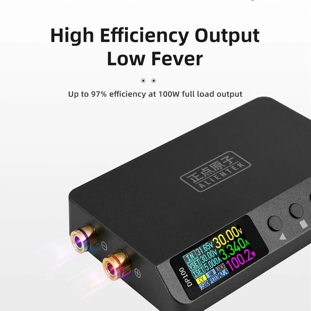 Alt view image 9 of 14 - DP100 DC Power Supply Variable, 30V 5A Bench Supply, Adjustable Regulated Digits Display Mini Portable Lab Voltage Regulator Switch 100W (DP100-1)