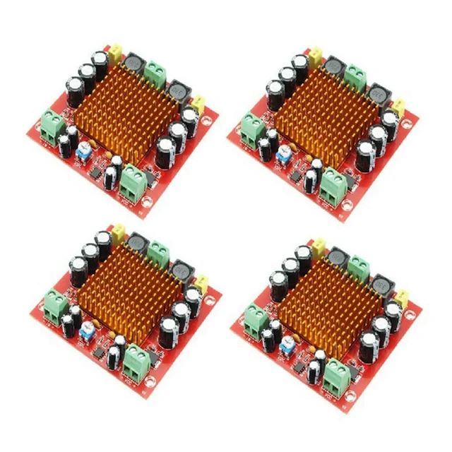 Alt view image 8 of 8 - 4Pcs XH-M544 Mono 150W Digital Amplifier Board For TPA3116DA Audio Amplification Module Power Supply Voltage 12-26V