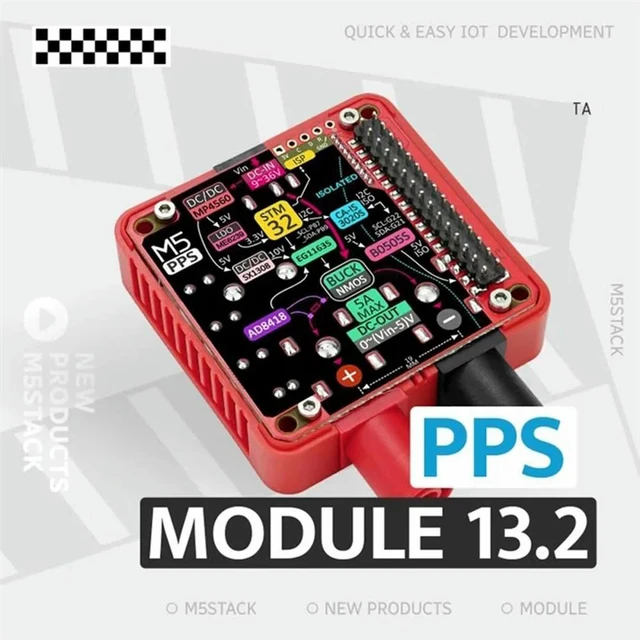 Alt view image 6 of 8 - For M5stack Module 13.2 Programmable Power Supply Module For Core/Core2/Cores3 Series Hosts