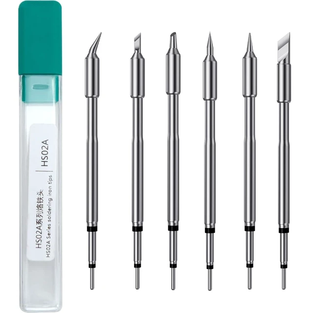Alt view image 8 of 14 - F245 Soldering Iron Tips for HS02A DWS200, F245-K, KU, JS, I, C2, B Replacement Tips, Constant Temperature Solder Iron Head