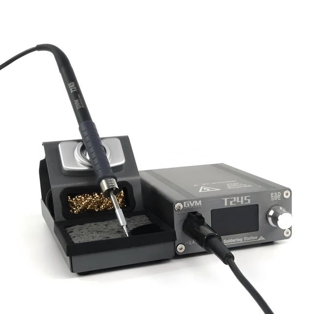 Alt view image 8 of 14 - GVM T245 Soldering Station Warming Automatic Sleep 2S Mobile Phone Repair Constant Temperature 130W Soldering Station