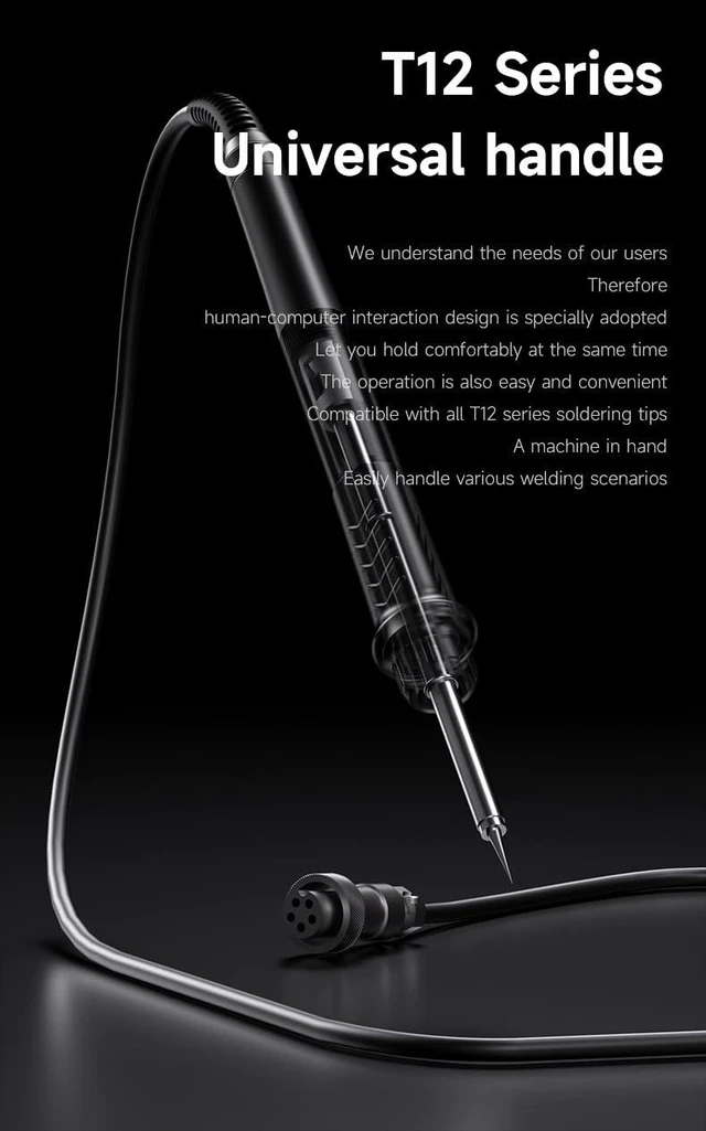 Alt view image 13 of 14 - T 12 Desktop Soldering Iron with LED Digital Display Screen Precise Temperature Control Soldering Station Repair Tools