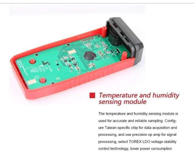 Alt view image 13 of 14 - UT333S Handheld Temperature and Humidity Meter Digital Industrial air Temperature and Humidity Detector(UT333S)