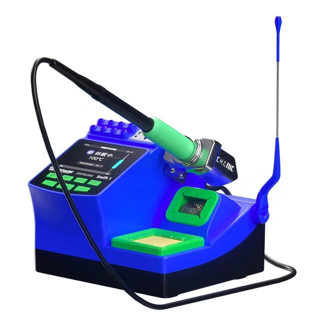 Alt view image 8 of 14 - Swift 1 Soldering Station Compatible Soldering Iron Tip C210 245 115 Handle Lead-Free Electronic Welding Rework Station(Swift 1-C210+1Tip)
