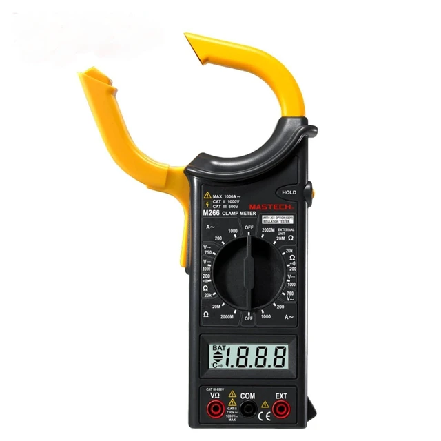 Alt view image 10 of 12 - M266 M266C M266F Digital Clamp Meter Current Pliers Voltage Circuit Tester Pincers Multimeter Homeheld Professional Electrical Tool(M266)