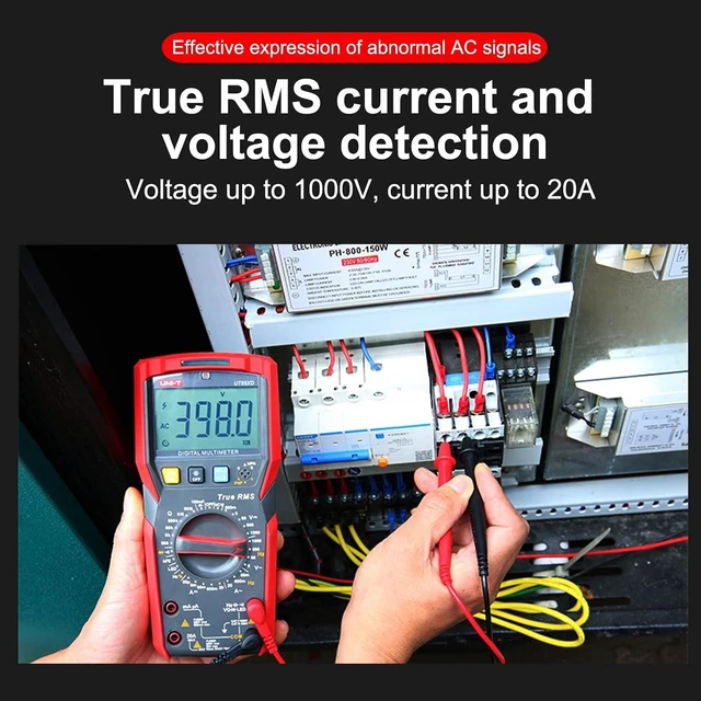 Alt view image 9 of 14 - UT89X Digital Multimeter Professional Tester True RMS AC/DC 1000V 20A Voltage Current Temperature Conductance Meter (UT89X)