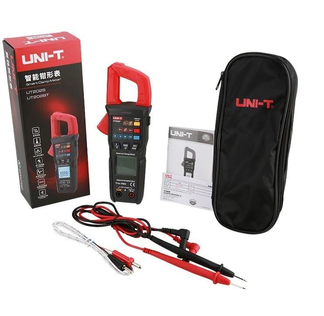 Alt view image 8 of 14 - Multimeter clamp Meter UT202B UT202BT Digital clamp Meter 600A DC Current Pliers Ammeter Voltage Tester Temperature Frequency Meter Auto Range(UT202BT)
