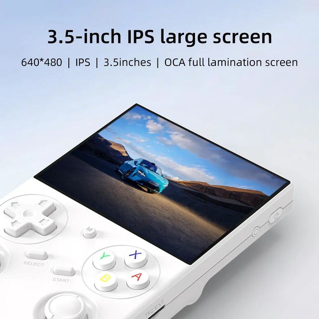 Alt view image 10 of 14 - Anbernic RG35XX Pro Retro Handheld Game Console , RG 35XXPro Support HDMI TV Output 5G WiFi Bluetooth 4.2 , 3.5 Inch IPS Screen Linux System Preloaded 4353 Games 3200mAh Battery(White-New)
