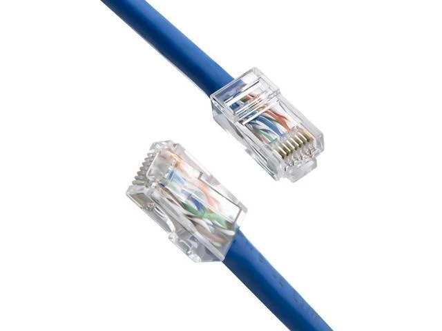Alt view image 11 of 12 - Cat6 RJ45 Ends, 100-PACK Cat6 Connector, Cat6 / Cat5e RJ45 Connector, Ethernet Cable Crimp Connectors UTP Network Plug for Solid Wire and Standard Cable, Transparent