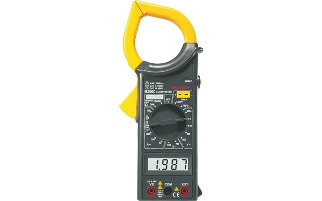 Alt view image 6 of 10 - M266 M266C M266F Digital Clamp Meter Current Pliers Voltage Circuit Tester Pincers Multimeter Homeheld Professional Electrical Tool(M266C)