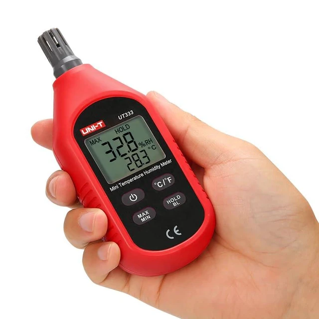 Alt view image 8 of 14 - Hygrometer : Mini Temperature Humidity Meter LCD Digital Air Temperature Thermometer Hygrometer Gauge Tester MAX/MIN Mode(UT333)
