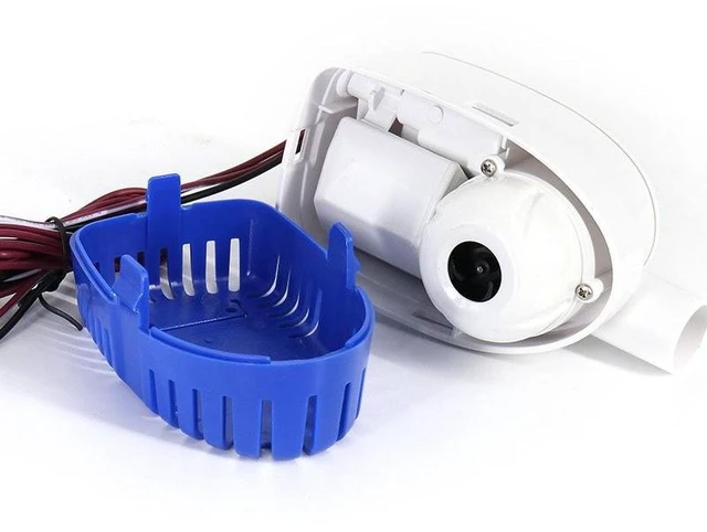 Alt view image 8 of 8 - SOEWIOU 12V 24V Automatic Bilge Pump, Marine Submersible Water Pump, Small Drainage Pump for Yacht, Boat, RV, Battery Powered