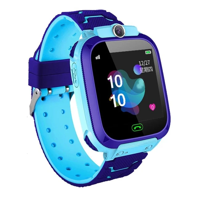 Alt view image 3 of 3 - SOEWIOU 4G Multilingual Q12B Q19 Kids Smart Watch, Camera Waterproof Video Call GPS Tracker Phone Watch, Blue